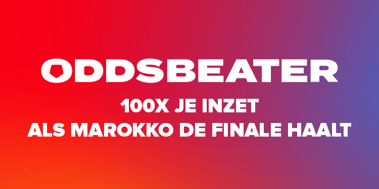 100x je inzet als Marokko de finale haalt