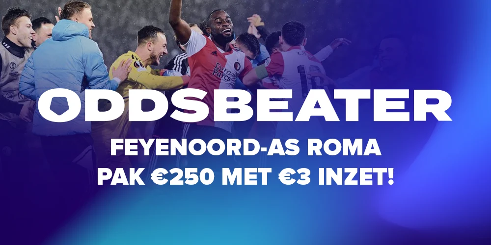 Feyenoord tegen AS Roma - pak €250 cash