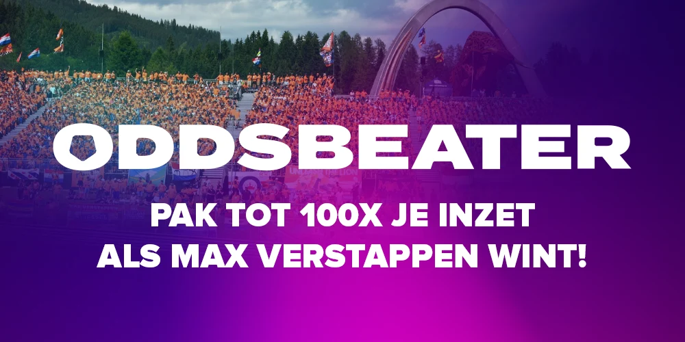 Tot 100x je inzet als Max wint!